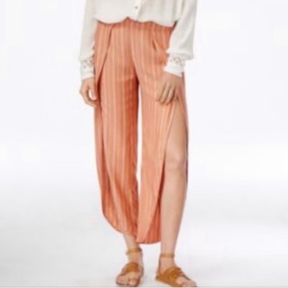Free People Rosemary Split Hem Pants Size 2 - Picture 3 of 6